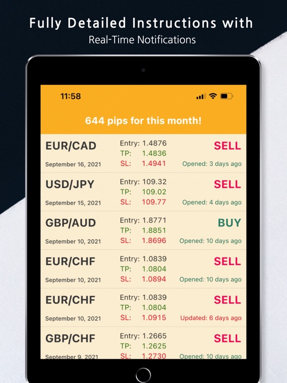 Screenshot #5 pour Forex Alerts: Fx Signals