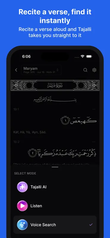 Tajalli: AI Quran Companion screenshot 6 of 6