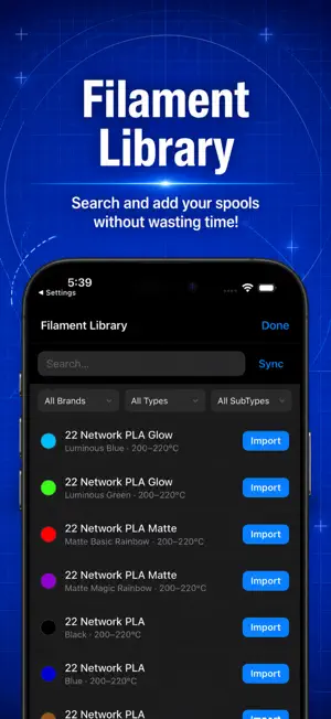 Tag My Spool – NFC Filament screenshot 2