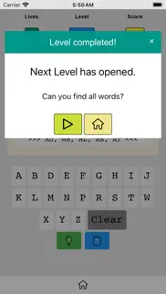 pacword great word puzzle game iphone screenshot 4
