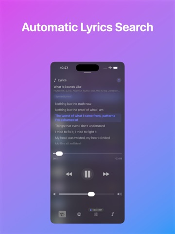 Basic Music Player iPad screenshot