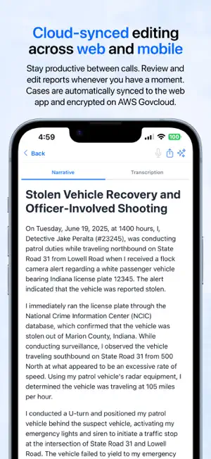 Police Narratives AI screenshot 3