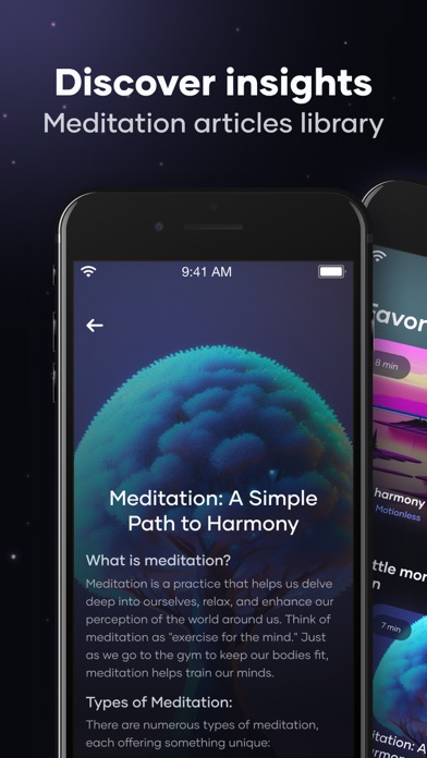 Meditation App: Anxiety Relief Screenshot