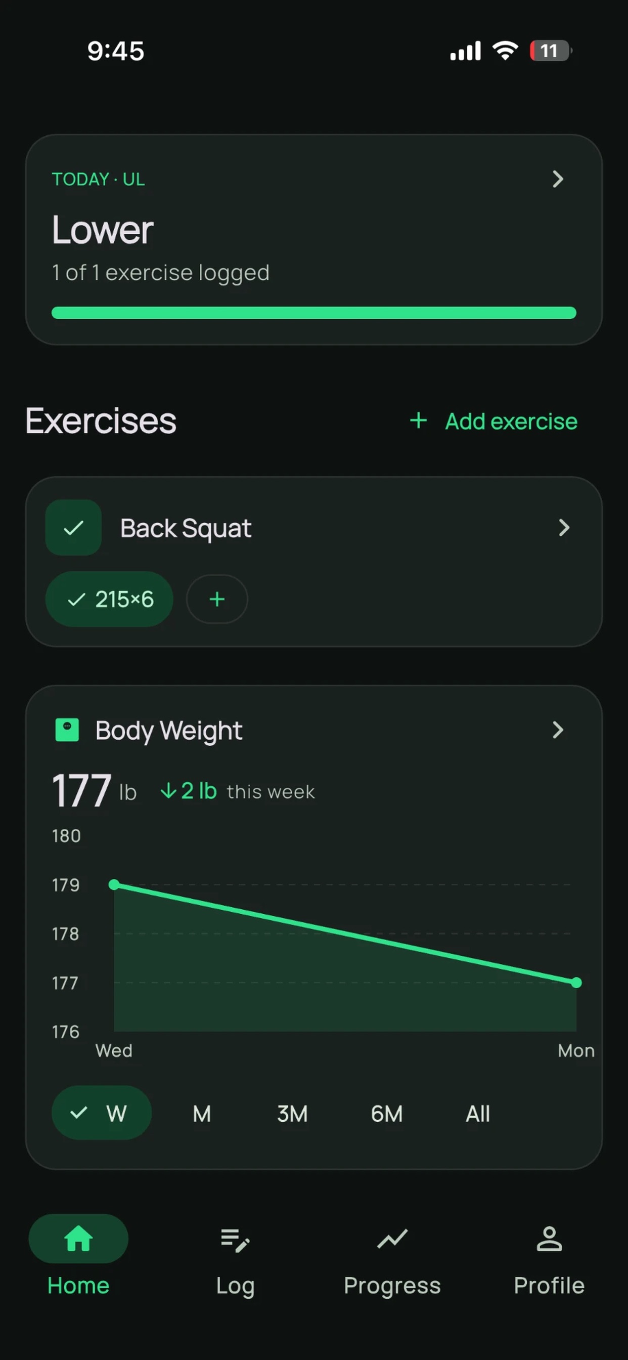 Screenshot 2 of Overload - Strength Tracker