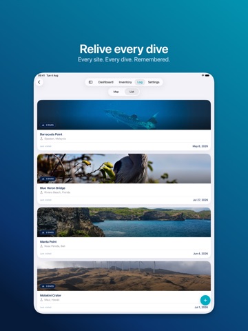 ServiceDeco: Dive Gear Service iPad screenshot