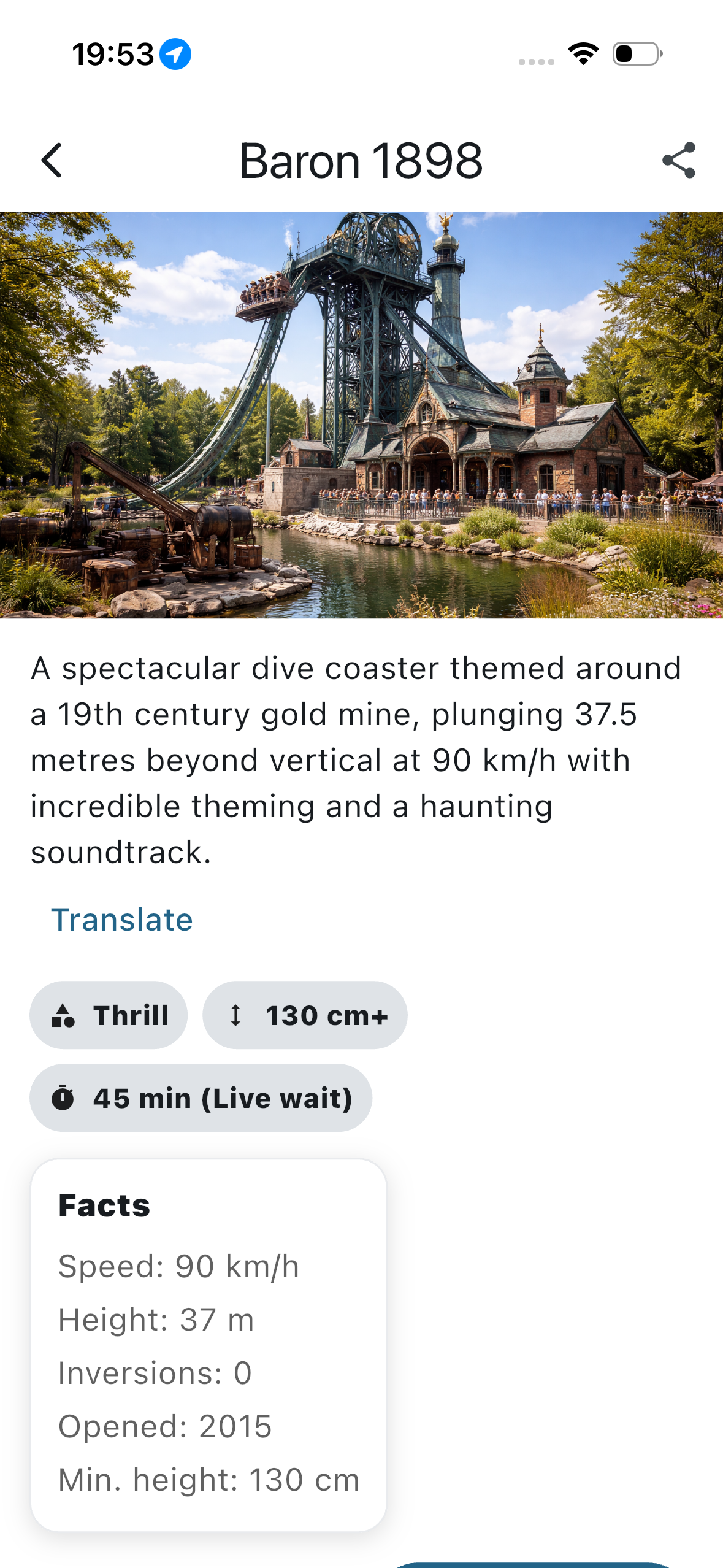Funparks-Theme Park Guide screenshot 4