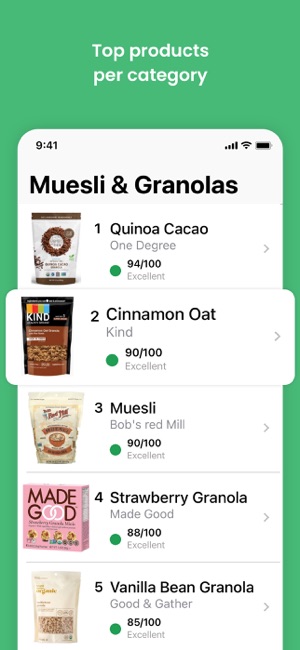 iPhone - yuka Yuka - Food & Cosmetic Scanner on the App Store
