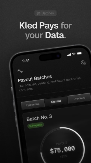 Kled iPhone screenshot 1 - Finance app
