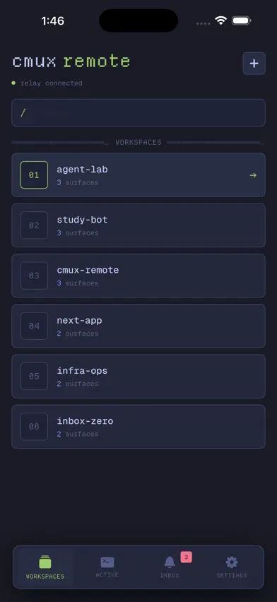 Cmux Remote screenshot 1