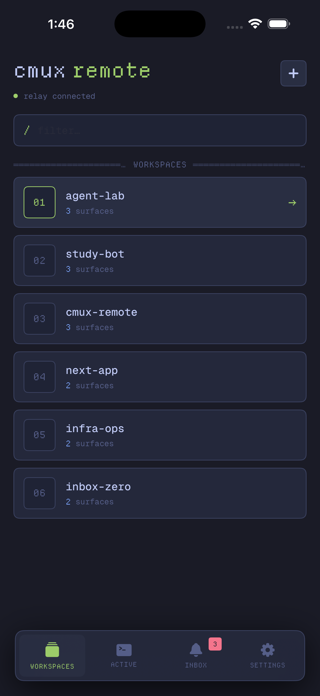 Cmux Remote Screenshot 1 of 5