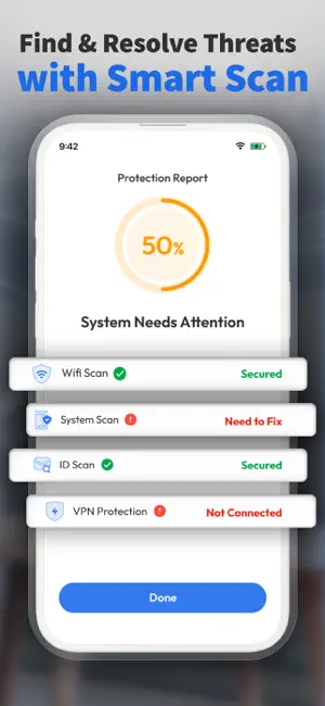 Hacker Protection,VPN Security screenshot 3