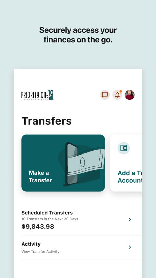 #2. Priority One Credit Union (iOS) 由: Priority One Credit Union