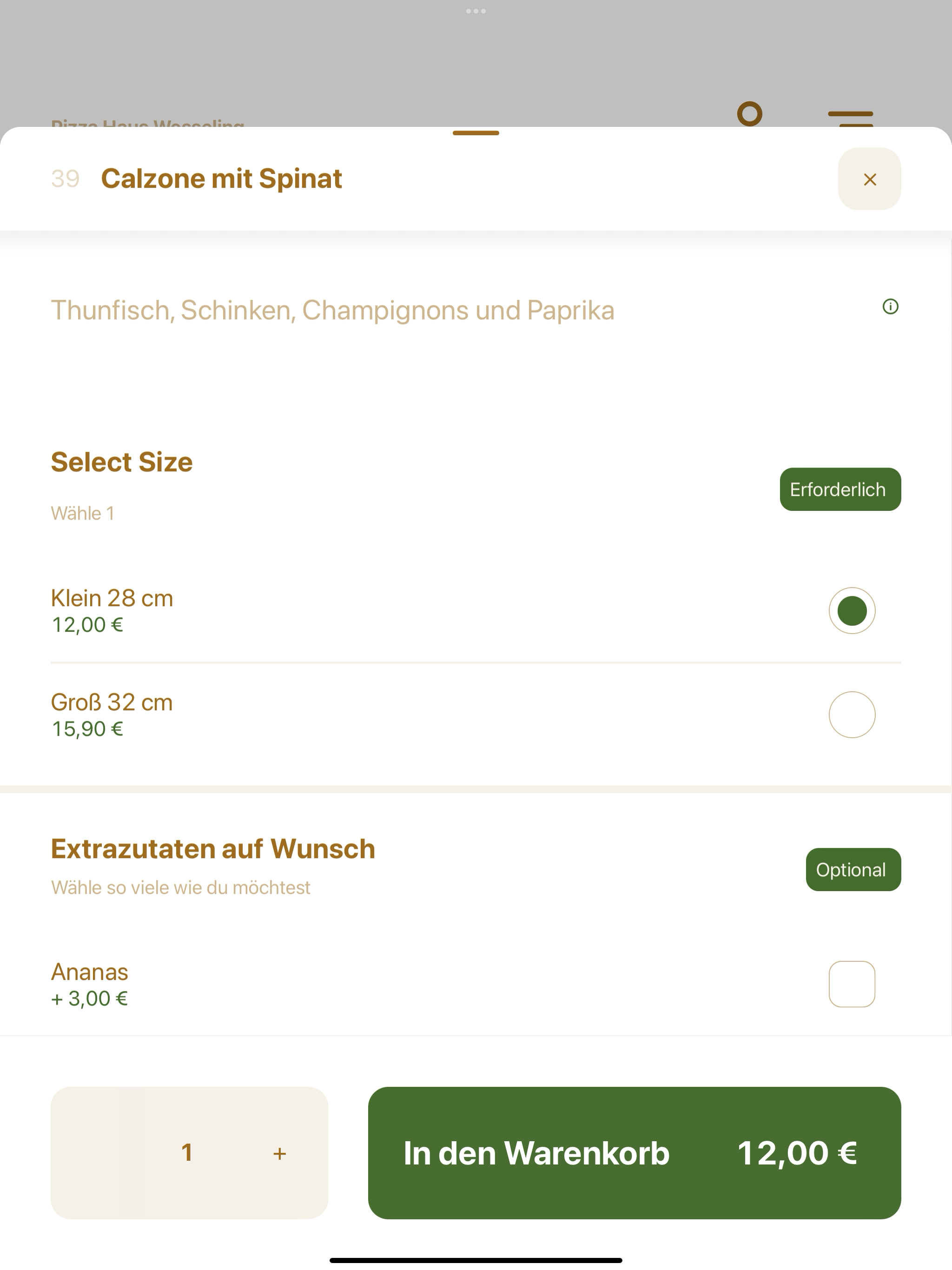Pizza Haus Wesseling screenshot 8