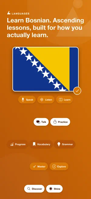 Learn Bosnian - LingoRise screenshot 1