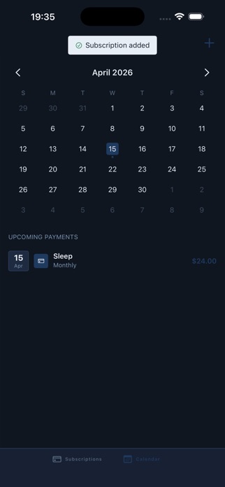 StackSubs - Pay Control Screenshot 3 of 4