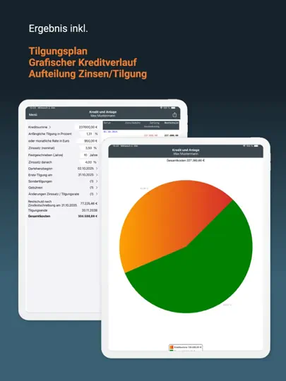 Screenshot von Kredit Und Anlage auf dem iPhone 4