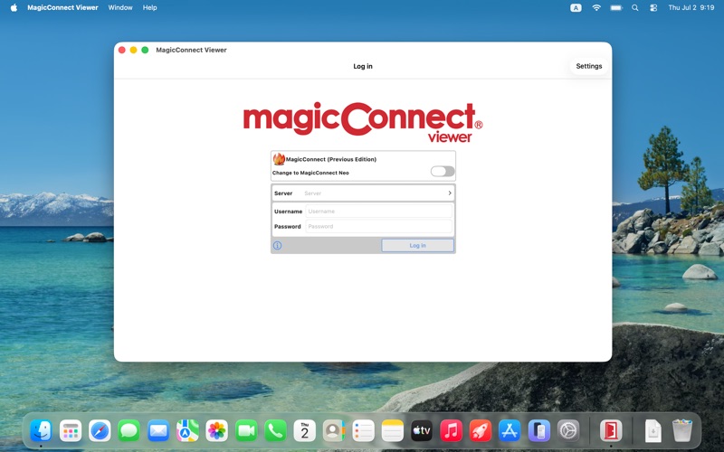 MagicConnect Viewer - Desktop screenshot