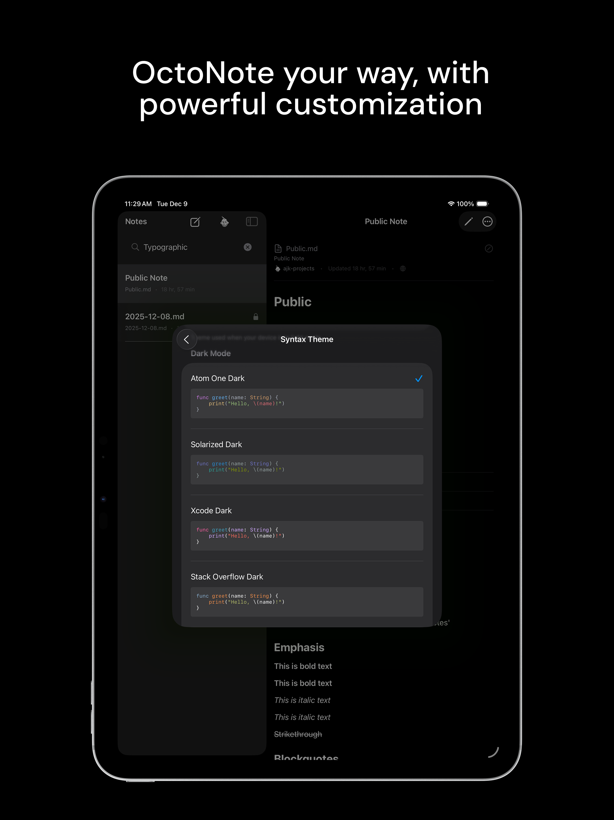 OctoNote screenshot 11