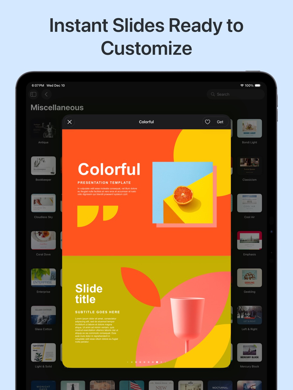 iPad screenshot