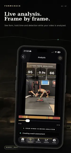FormCheck: Calisthenics Coach screenshot 3