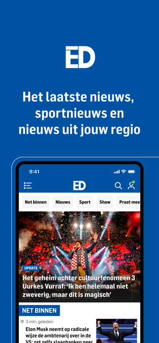 ED nieuws Screenshot 1 of 7