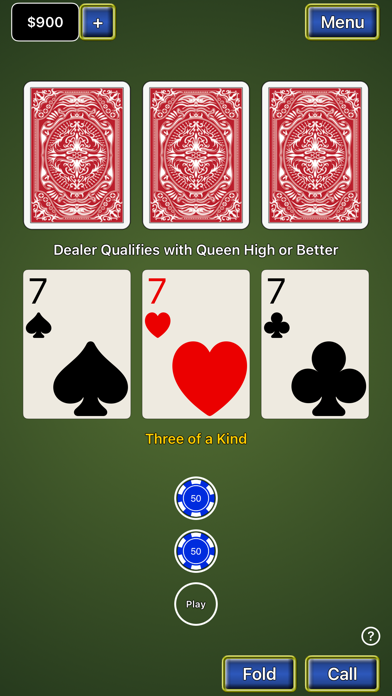 Beat the House 3 Card Screenshot