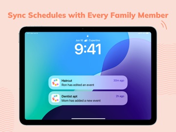 Cubbily:Shared Family Calendar iPad screenshot 7