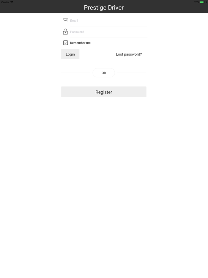 Prestige Driver Partner