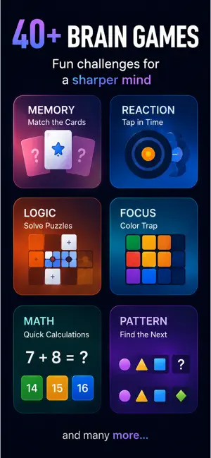 Brain Games & IQ Booster screenshot 1