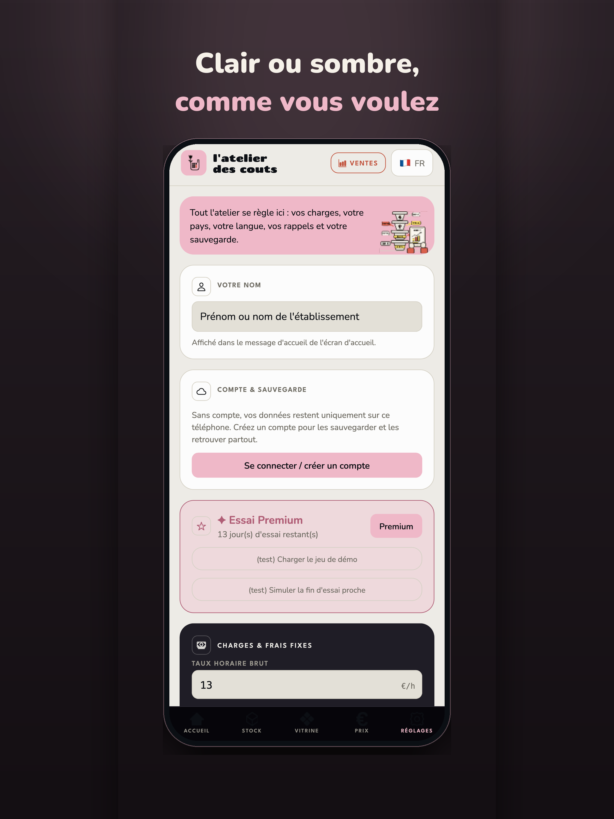 Atelier des coûts Fleuriste