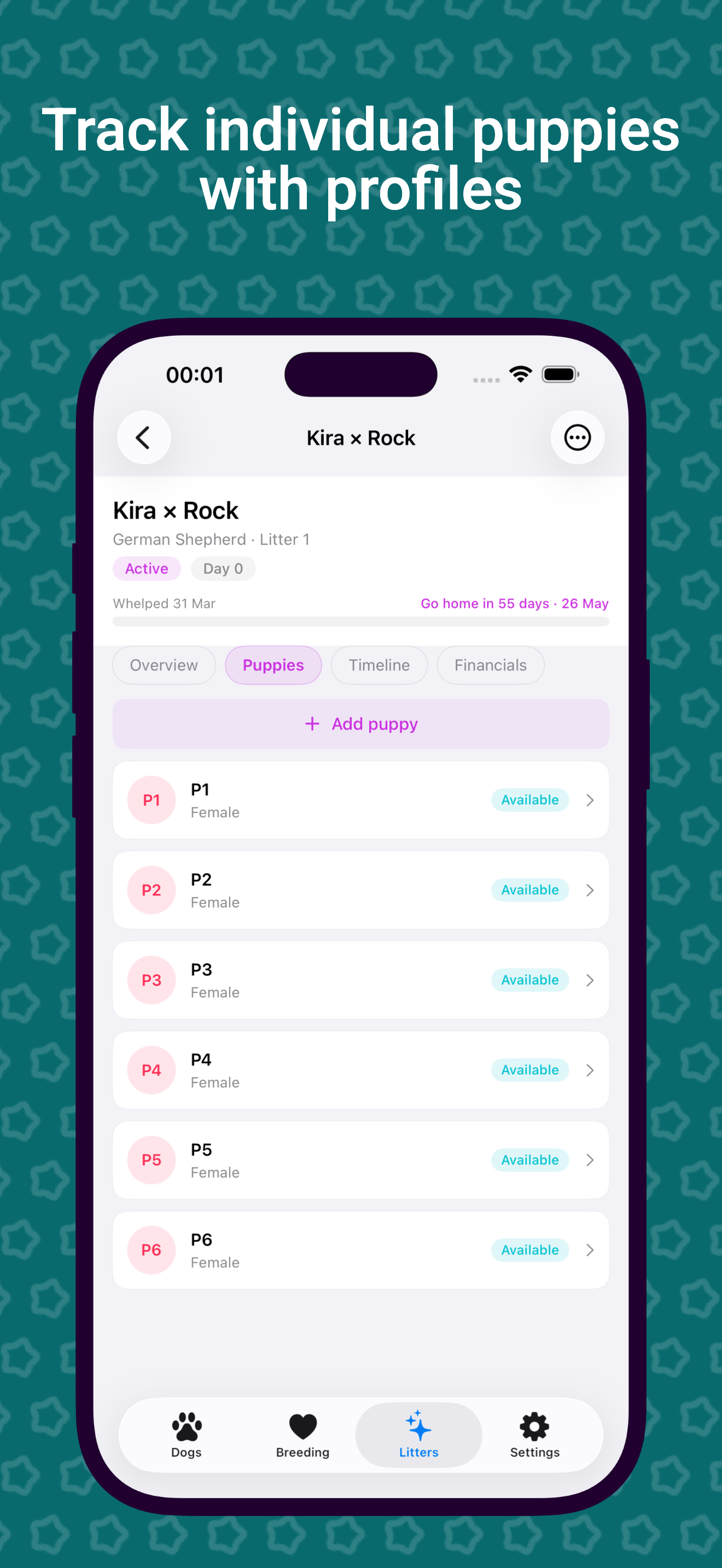 Dog Breeding App