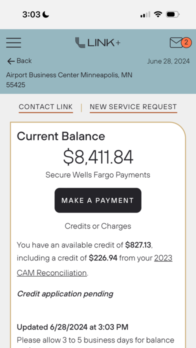 Link+ Customer Platform Screenshot