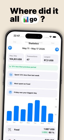 Saro: AI Expense Tracker Screenshot 8 of 10