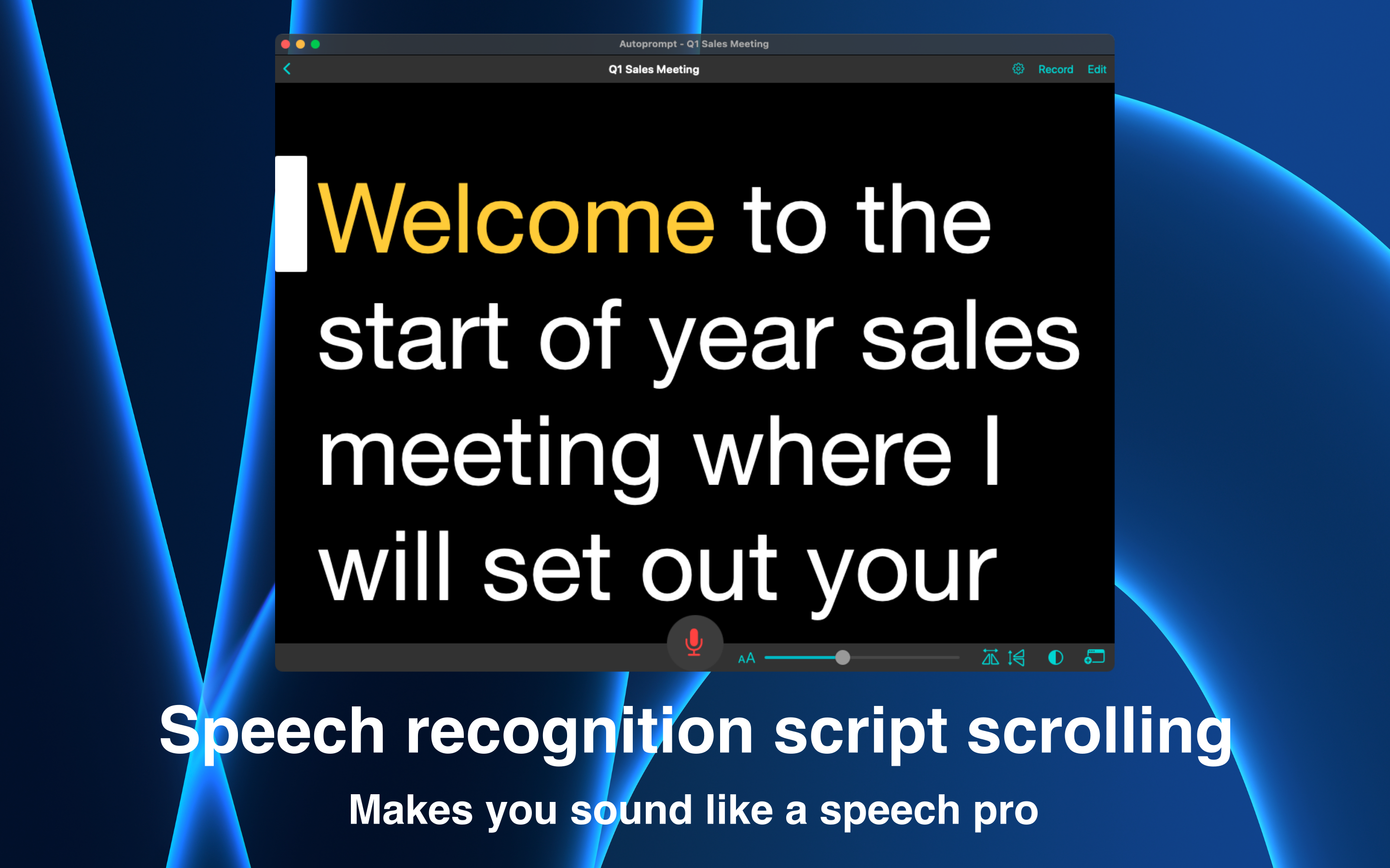 Autoprompt Pro AI Teleprompter