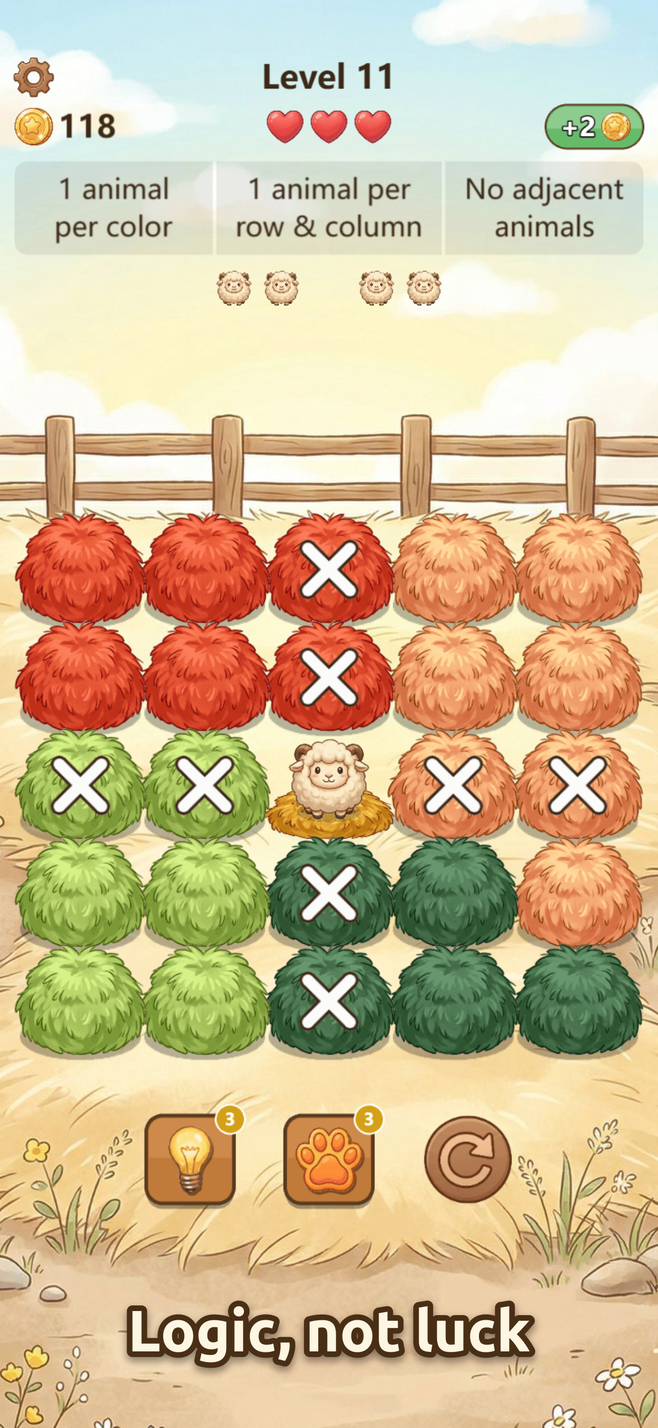 Haydoku: Animal Logic Puzzle screenshot 2