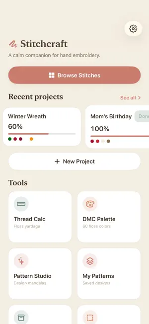 Stitchcraft: Embroidery Studio screenshot 1