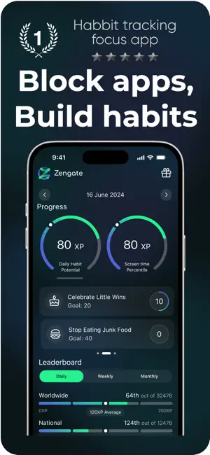ZenGate: Focus & Habits screenshot 1
