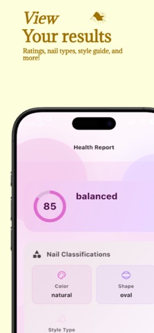 AI Nail Scanner iPhone screenshot