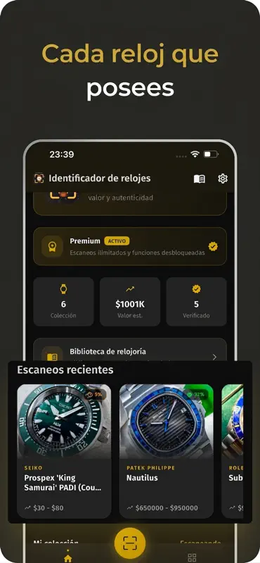 Reloj Escáner: Identificador screenshot 6 of 7