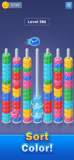 Nuts Factory: Nut Sort Puzzle screenshot 1