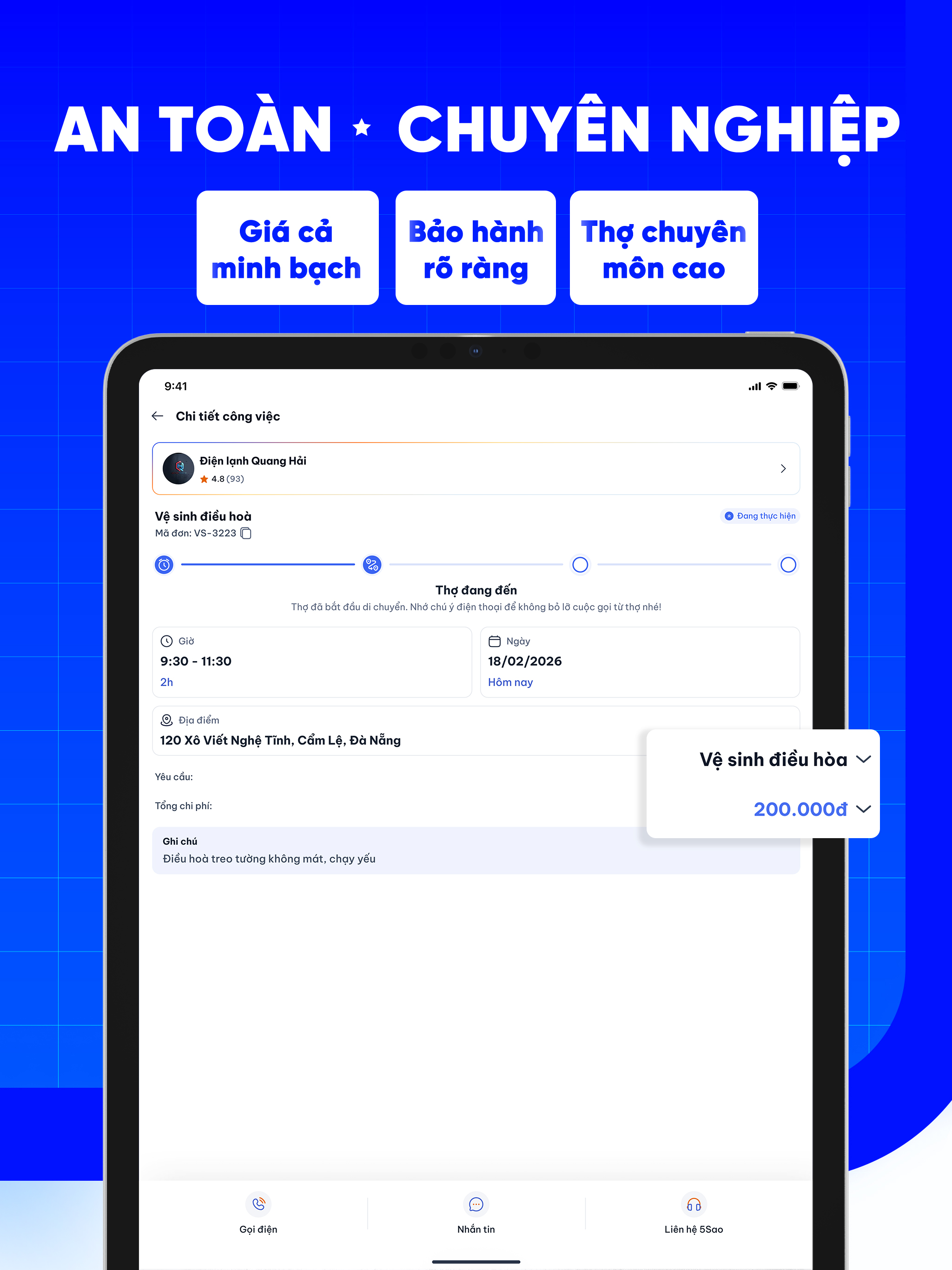 5Sao: Tiện ích & Chăm sóc nhà screenshot 11