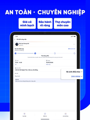 5Sao: Tiện ích & Chăm sóc nhà iPad screenshot 5