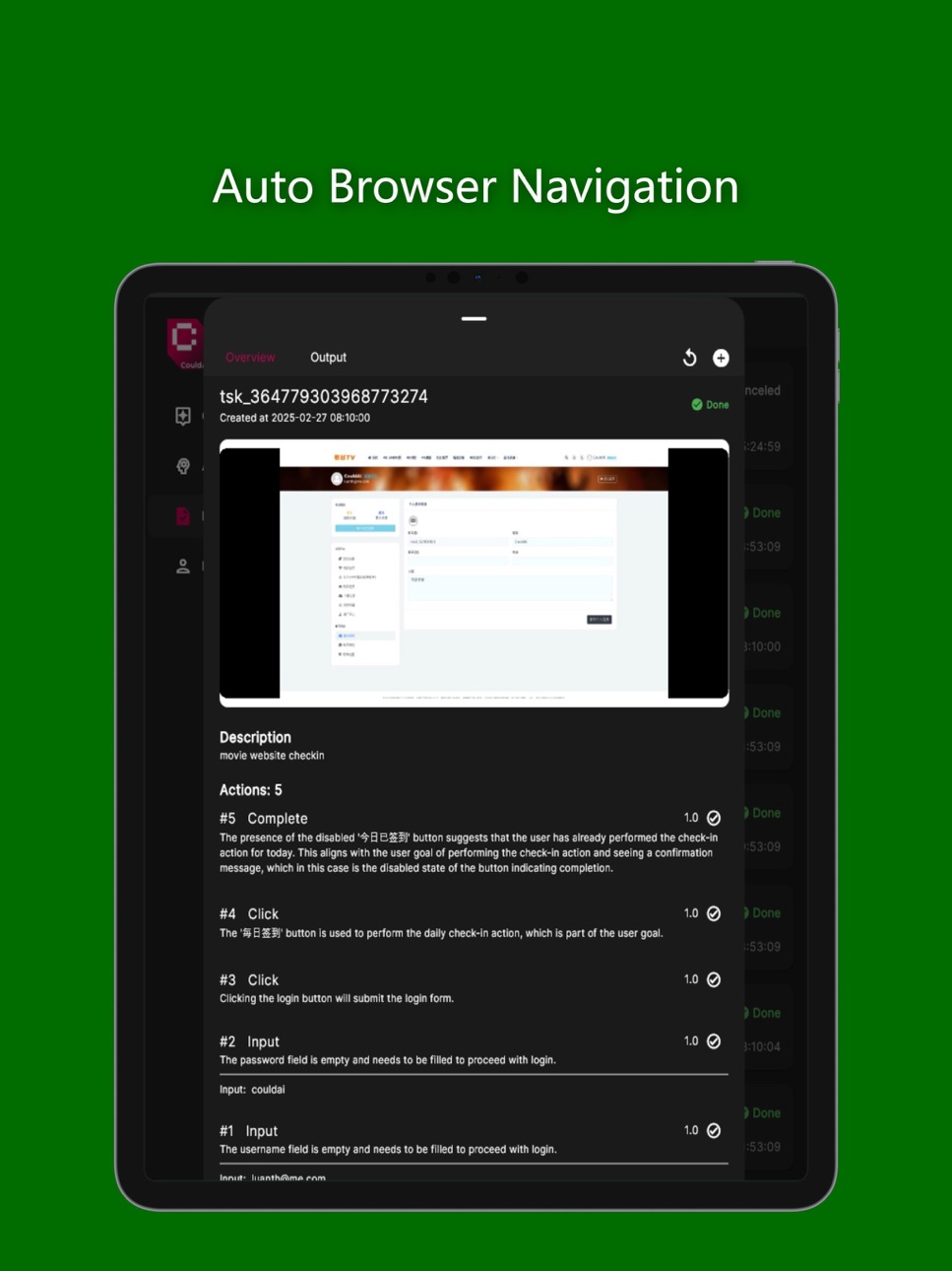 iPad screenshot