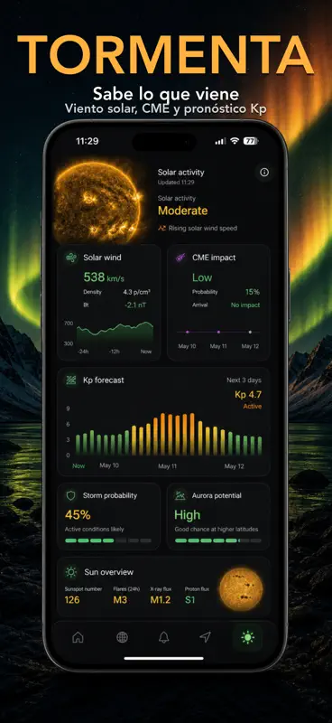 AuroraMe: Aurora Forecast Map screenshot 6 of 6