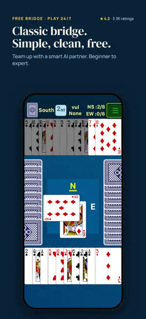 Bridge Card Game Classic screenshot 1