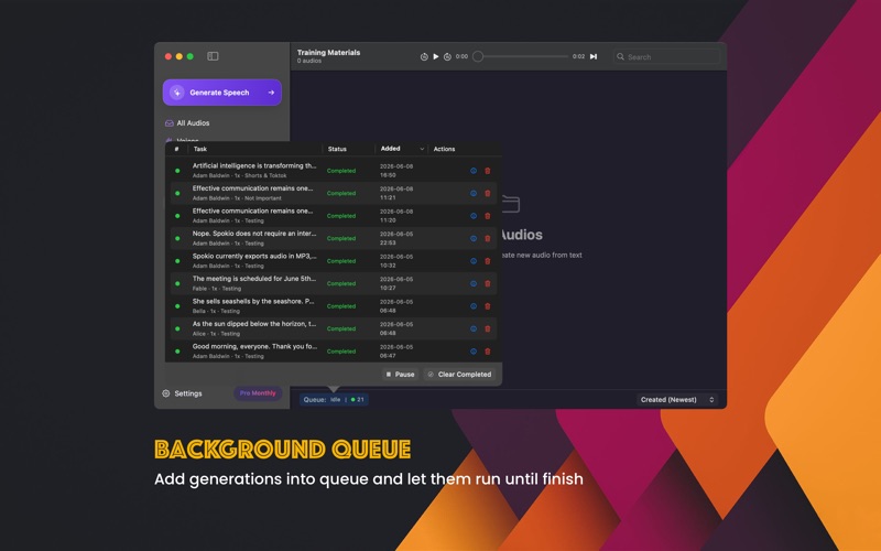 Spokio: Offline Text to Speech Screenshot 4