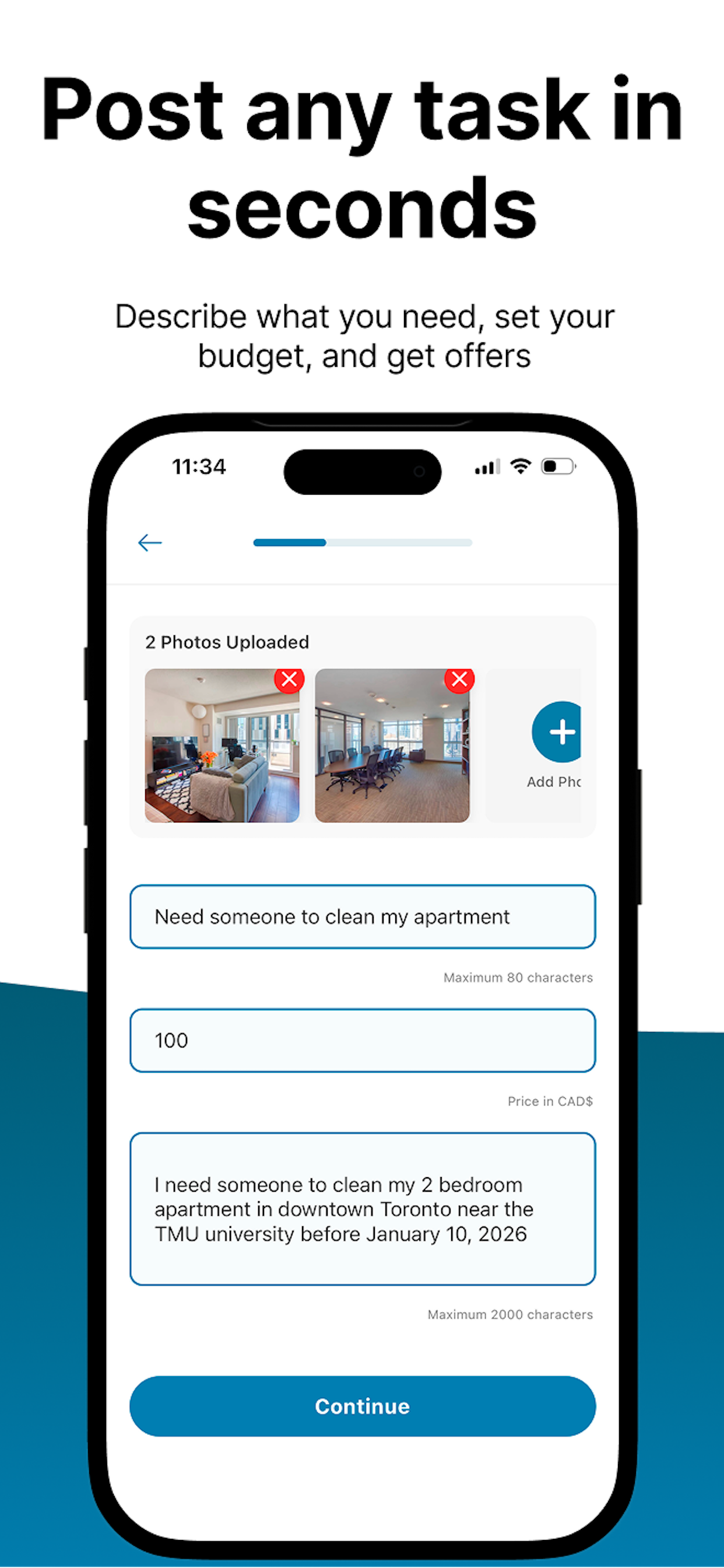 Helprr: Post Tasks & Get Help screenshot 3