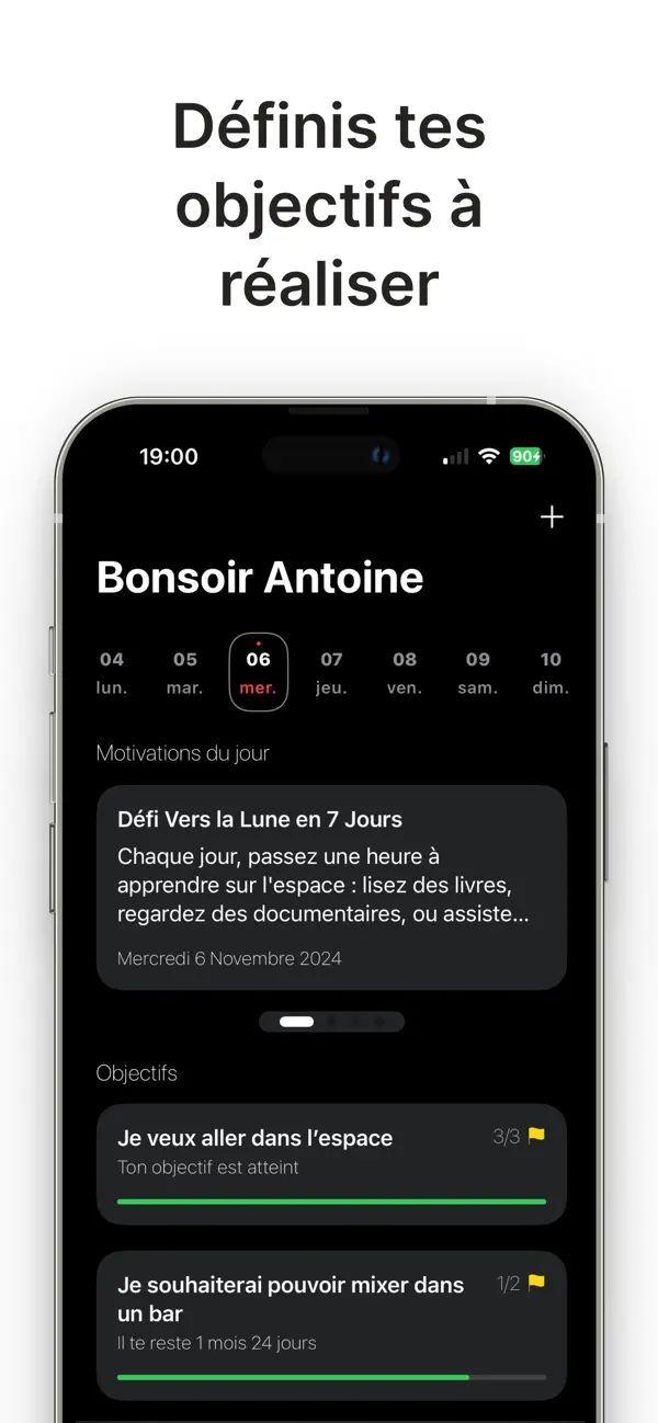 Screenshot #1 pour Discipline - Suivi d'objectifs