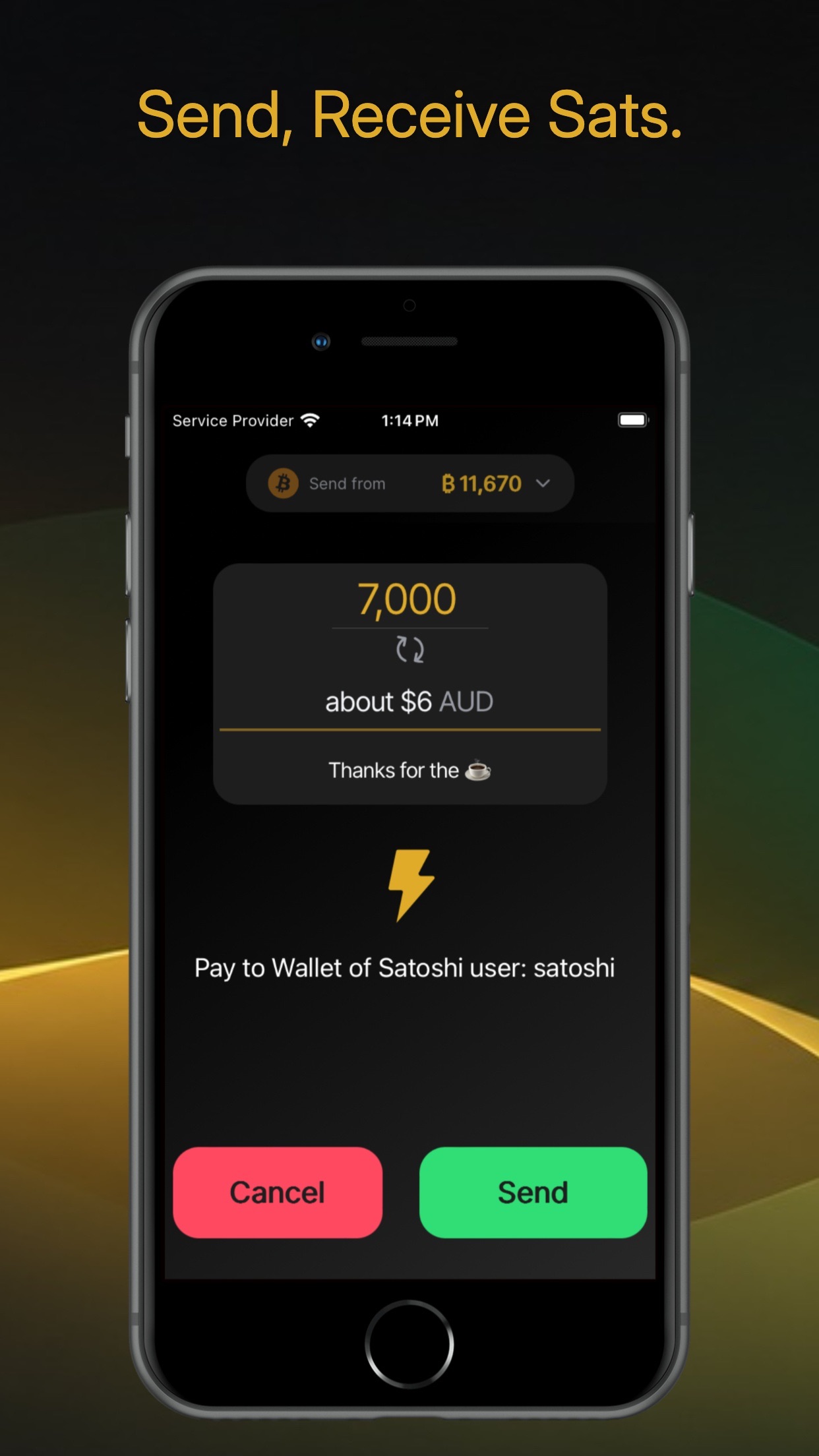 Screenshot 3 of Wallet of Satoshi