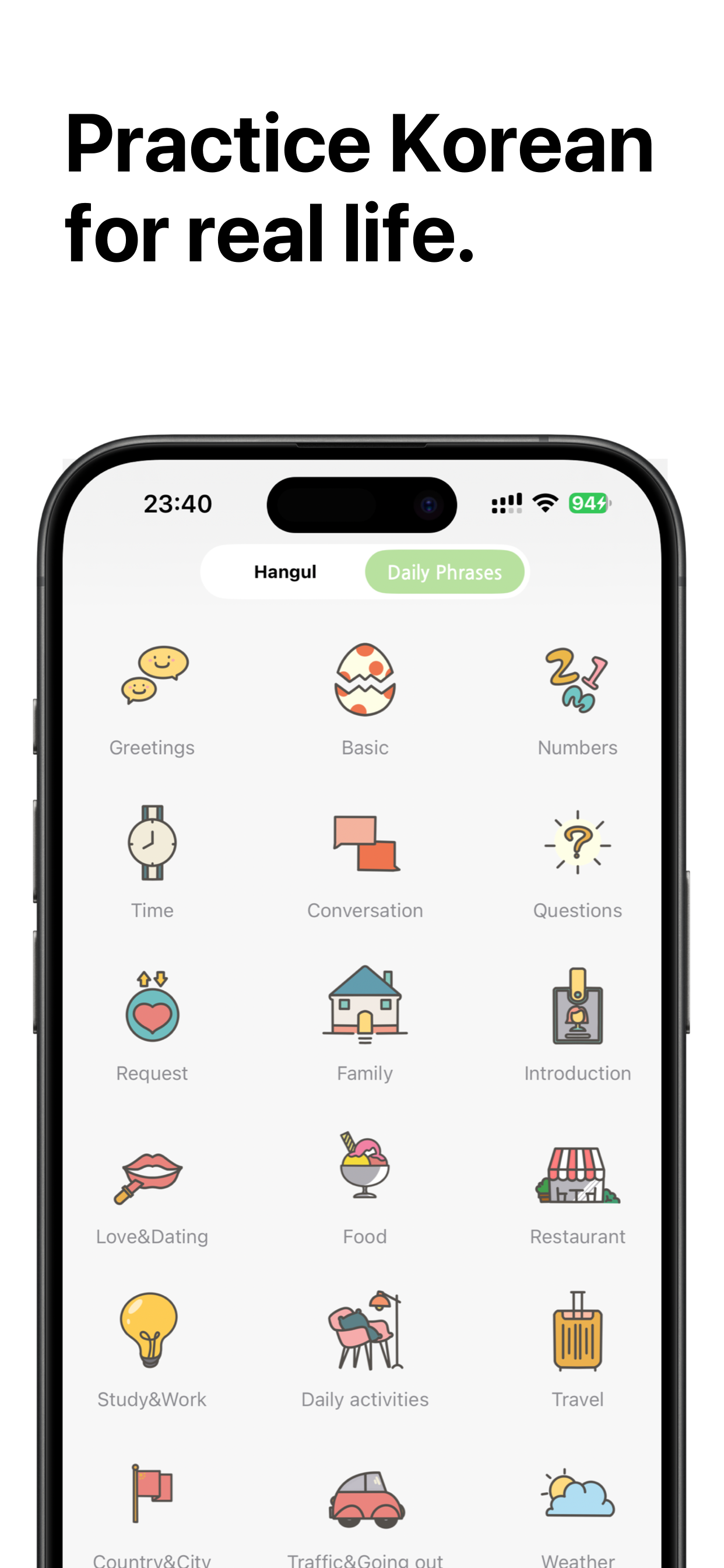 COMO Korean - Korean Alphabet screenshot 4